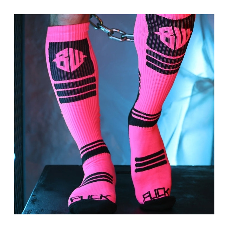 Breedwell Chaussettes hautes Hypnotix Noir-Rose